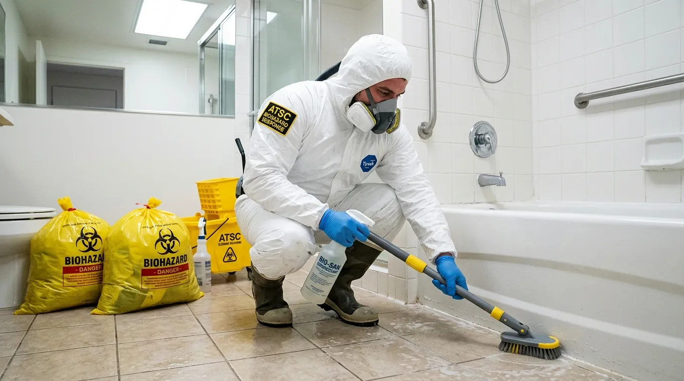 Decontamination equipment deployed for Blood Cleanup in Turlock